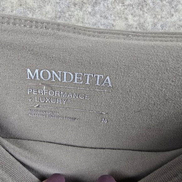 Mondetta Performance Luxury Womens Taupe Leggings - Picture 5 of 7